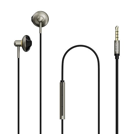 GM G+ Wired Earphones: 14mm Drivers, Built-in Mic & Volume Control